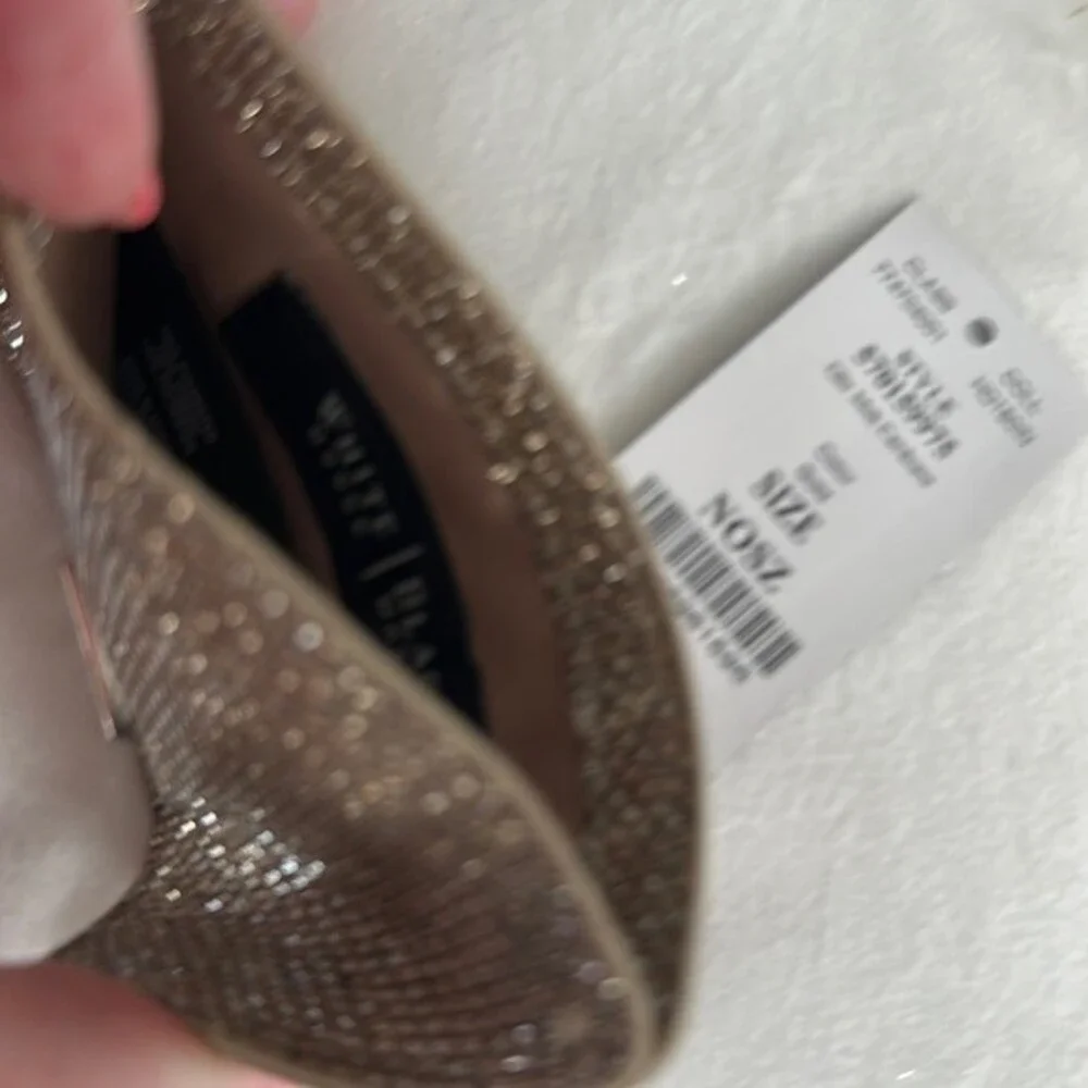 WHBM Glitter Mesh Credit Card Case